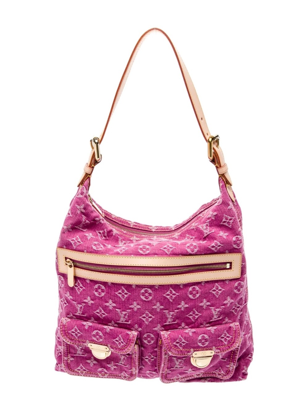 Louis Vuitton Monogram Denim Baggy GM Pink Limited Edition